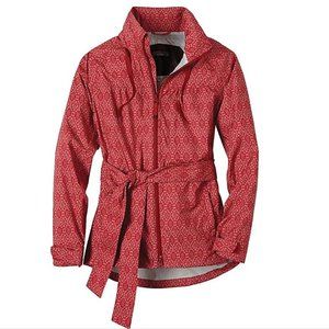 PRANA Sunwashed Red Misty Geo Eliza Jacket